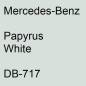 Preview: Mercedes-Benz, Papyrus White, DB-717.